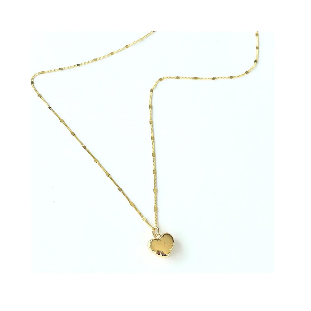 Lindi Kingi Inflate My Heart Necklace | Gold