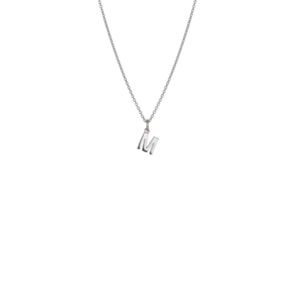 Evolve Mini Letter 'M' Necklace