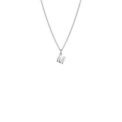 Evolve Mini Letter 'M' Necklace