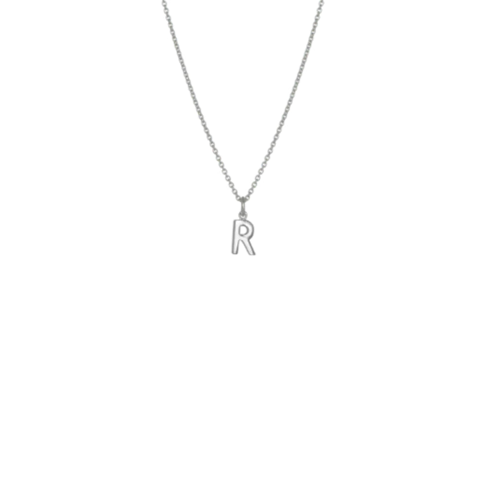 Evolve Mini Letter 'R' Necklace