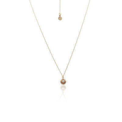 Silk & Steel Gold Petite Perle Necklace