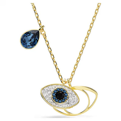 Swarovski Yellow Gold Plated Symbolica Evil Eye Pendant