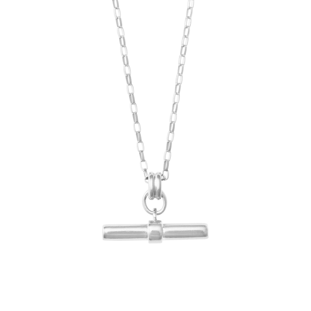 Kirstin Ash Roam T-Bar Sterling Silver 45cm Necklace