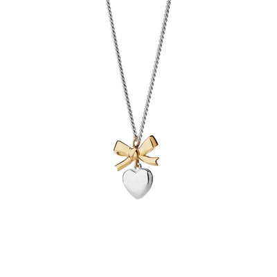 Karen Walker | Mini Superlove | Silver and Yellow Gold | 45cm Necklace