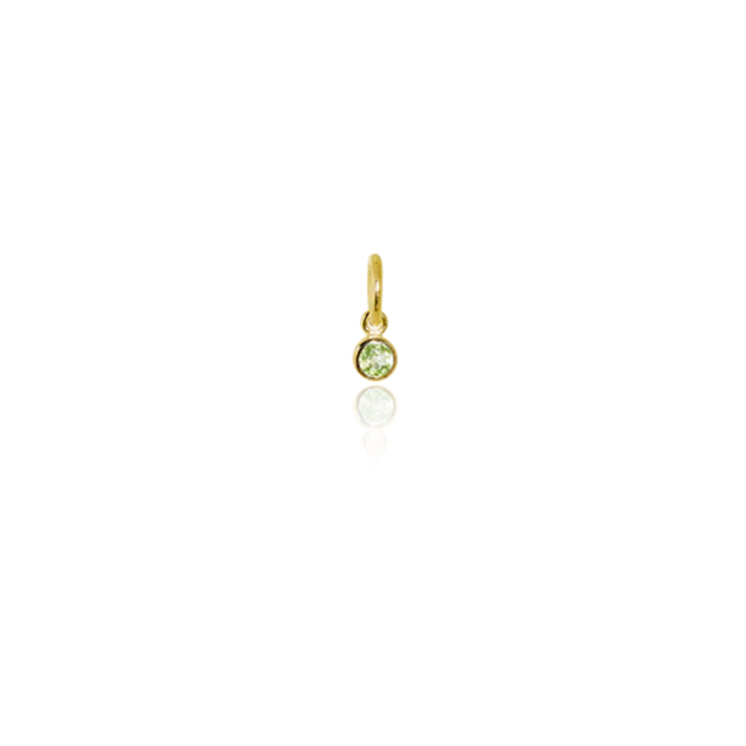 Evolve | August | Gold Plated | Peridot | Pendant Charm