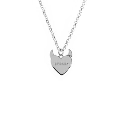 Stolen Girlfriend Club | Silver | Sinister Heart | Necklace | 48+4cm