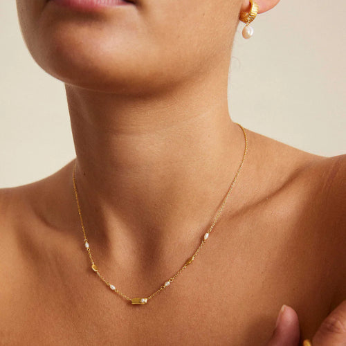 Kirstin Ash | Vacanza | 18K Gold Plated | Fresh Water Pearl | Necklace