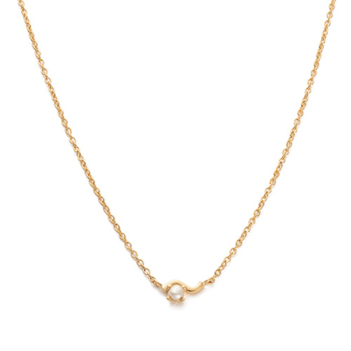 Kirstin Ash | Ripple | Gold Plated | Fresh Water Plated | Necklace