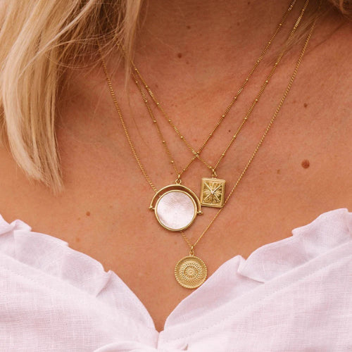 Kirstin Ash | Traveller Coin | Gold Plated | Necklace