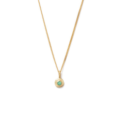 Kirstin Ash | Emerald | May | Birth Stone | Gold Plated | Necklace