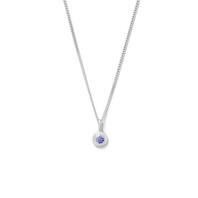 Kirstin Ash | Tanzanite | Dec | Birth Stone | Silver | Necklace