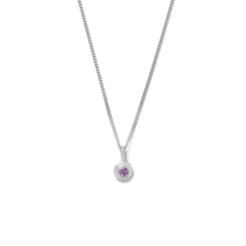 Kirstin Ash | Amethyst | February | Birth Stone | Silver | Necklace