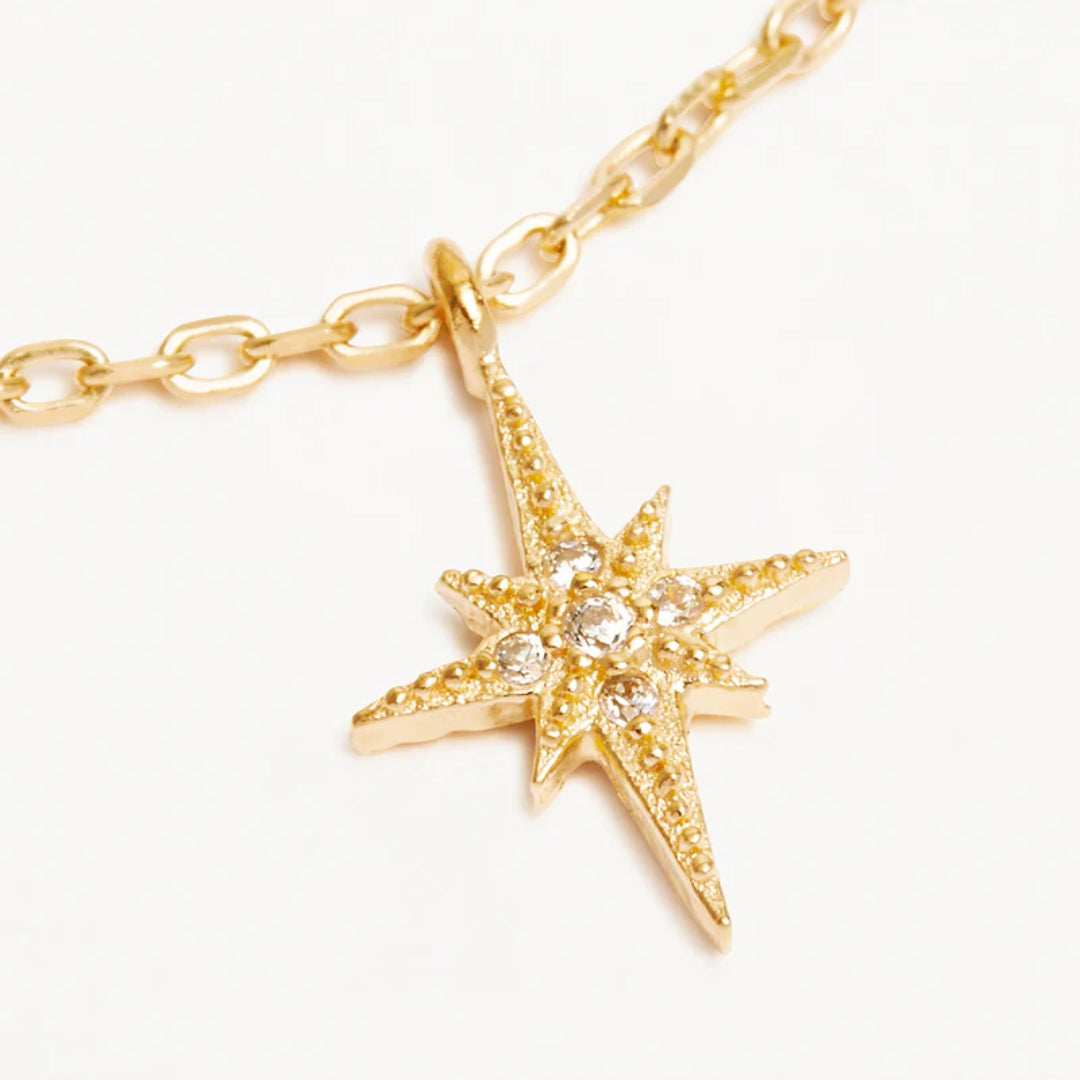 By Charlotte | Stardust | 18k Gold Vermeil | Sapphire | Chocker | 41cm