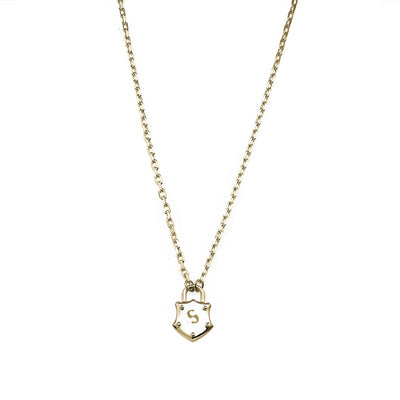 Stolen Girlfriend Club | Shield | Gold Plated | Necklace | 53+2+2cm