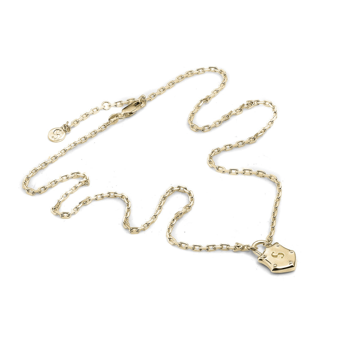 Stolen Girlfriend Club | Shield | Gold Plated | Necklace | 53+2+2cm