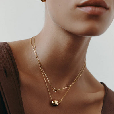 Kirstin Ash | Stillness Necklace | YG Plated