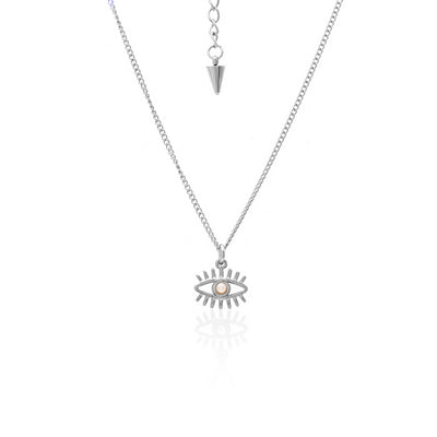 Silk and Steel | Necklace | Silver | Pearl