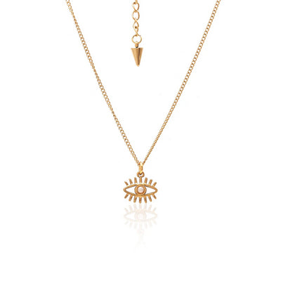 Silk and Steel | Necklace | YGP | Pearl