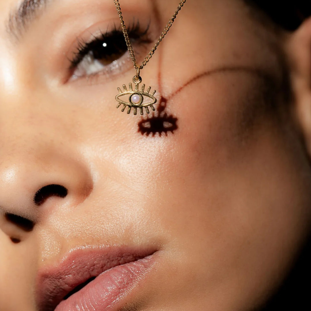 Silk and Steel | Necklace | YGP | Pearl