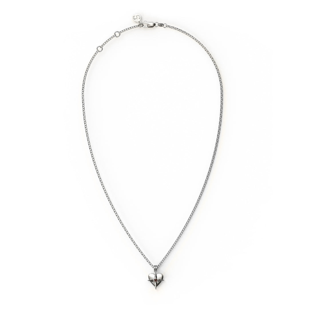 Stolen Girlfriends Club | Birthstone Heart Necklace | January