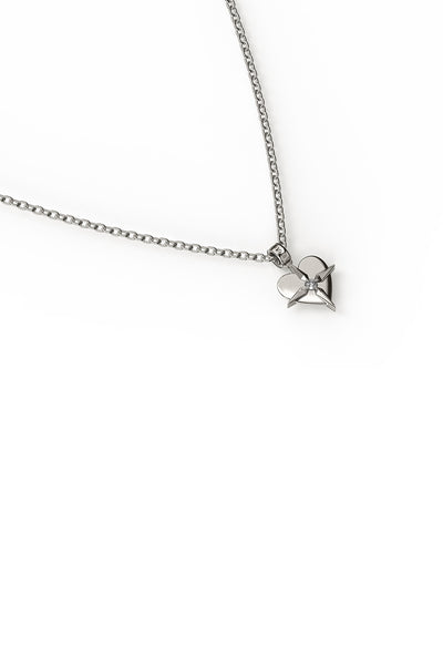 Stolen Girlfriends Club | Birthstone Heart Necklace | April