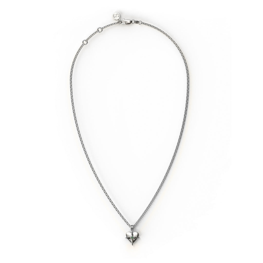 Stolen Girlfriends Club | Birthstone Heart Necklace | May