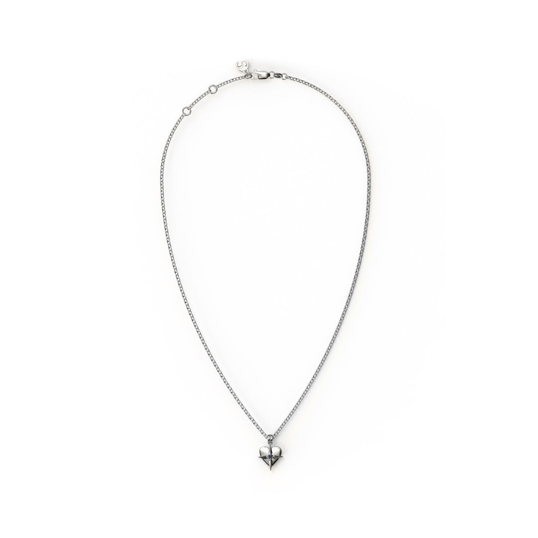 Stolen Girlfriends Club | Birthstone Heart Necklace | September