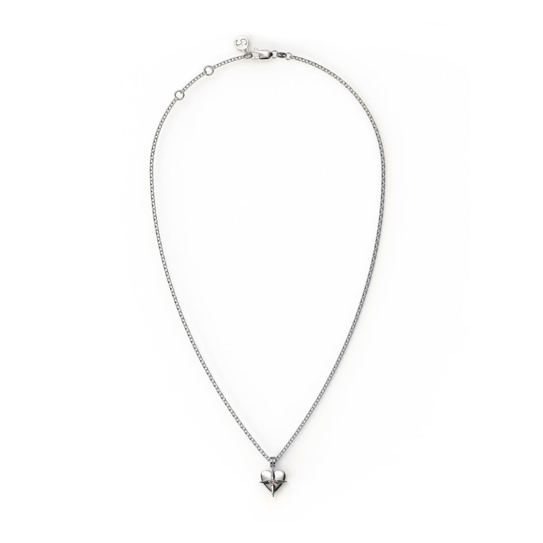 Stolen Girlfriends Club | Birthstone Heart Necklace | October