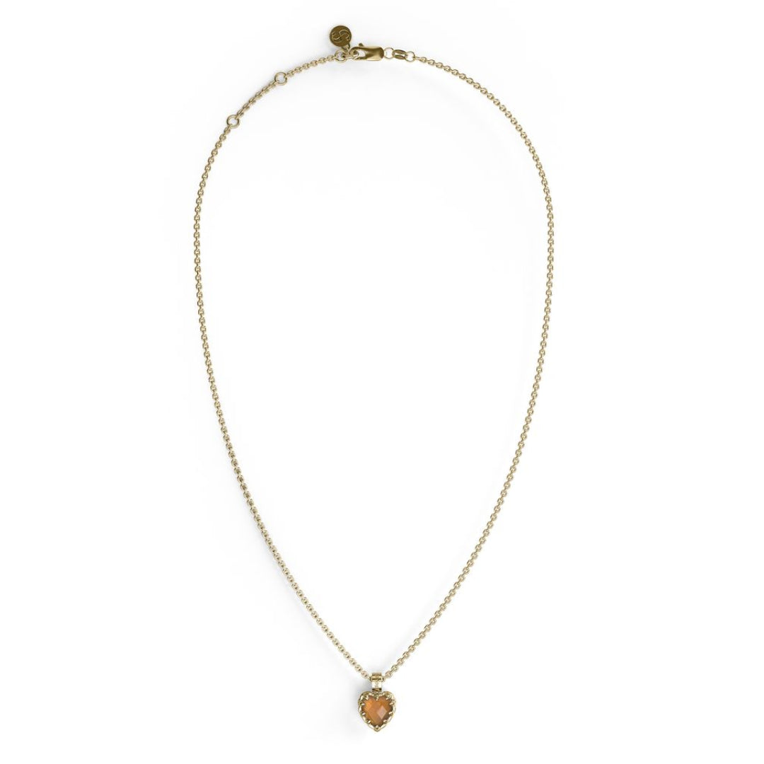 Stolen Girlfriends Club | Love Claw Necklace | Citrine | YG Plated