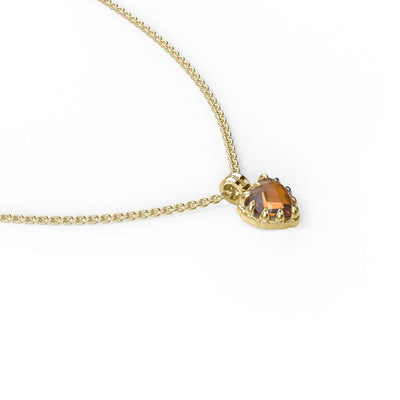 Stolen Girlfriends Club | Love Claw Necklace | Citrine | YG Plated