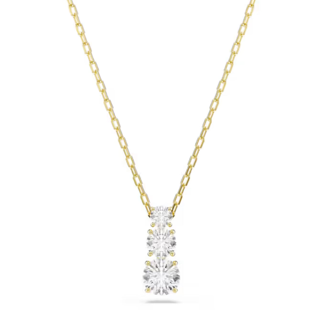 Swarovski Stilla Attract Pendant | Gold Tone Plated