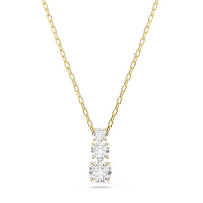 Swarovski Stilla Attract Pendant | Gold Tone Plated