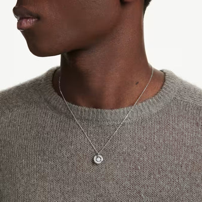 Swarovski Dextera pendant | Rhodium Plated