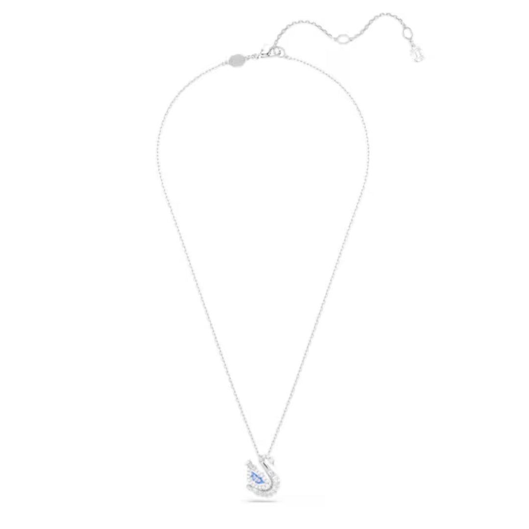 Swarovski Swan Pendant | Blue