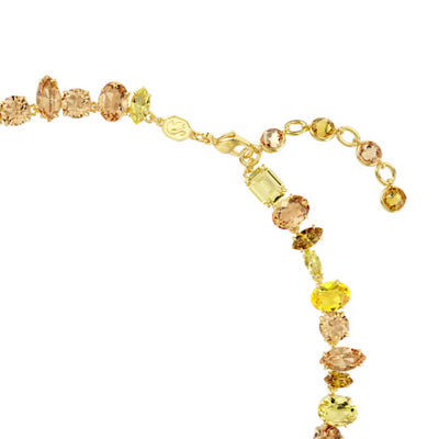 Swarovski Gema Tennis Necklace | Gold Tone Plated
