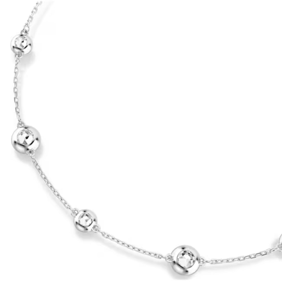 Swarovski Una Angelic Necklace | Rhodium Plated