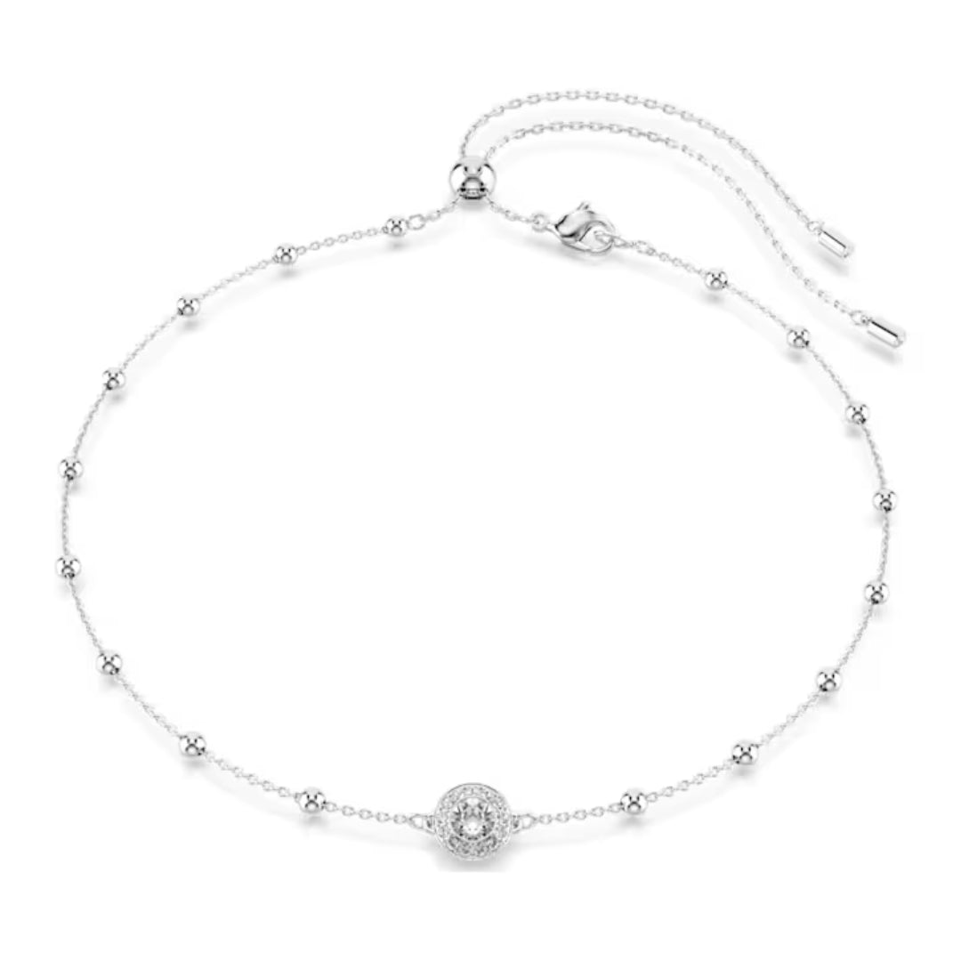 Swarovski Una Angelic Pendant | Rhodium Plated