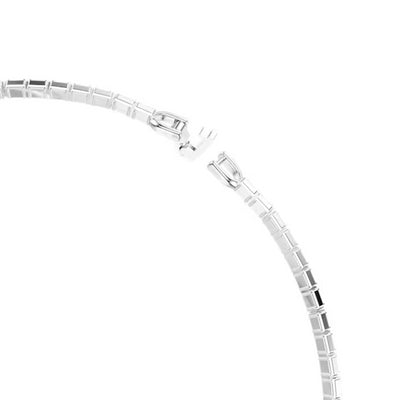 Swarovski Matrix Necklace | Rhodium Plated
