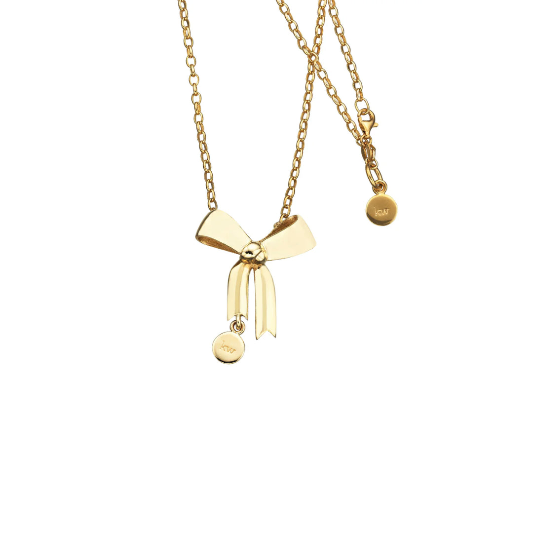 Karen Walker | Bow Necklace | YG Plated