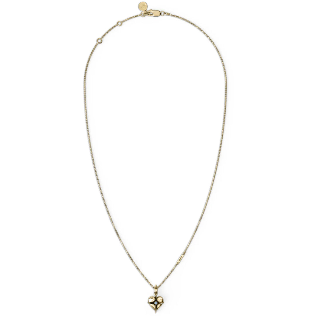 Stolen Girlfriends Club Celestial Heart Necklace | YG Plated