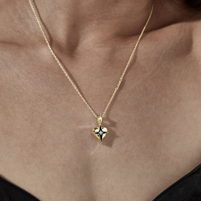 Stolen Girlfriends Club Celestial Heart Necklace | YG Plated