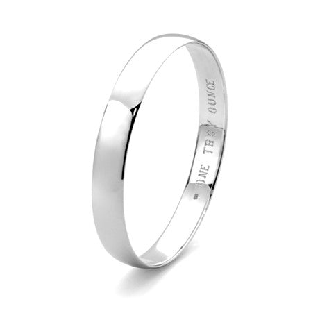 Celesti "Queen of Troy" Troy Ounce Bangle | Sterling Silver NZ MADE