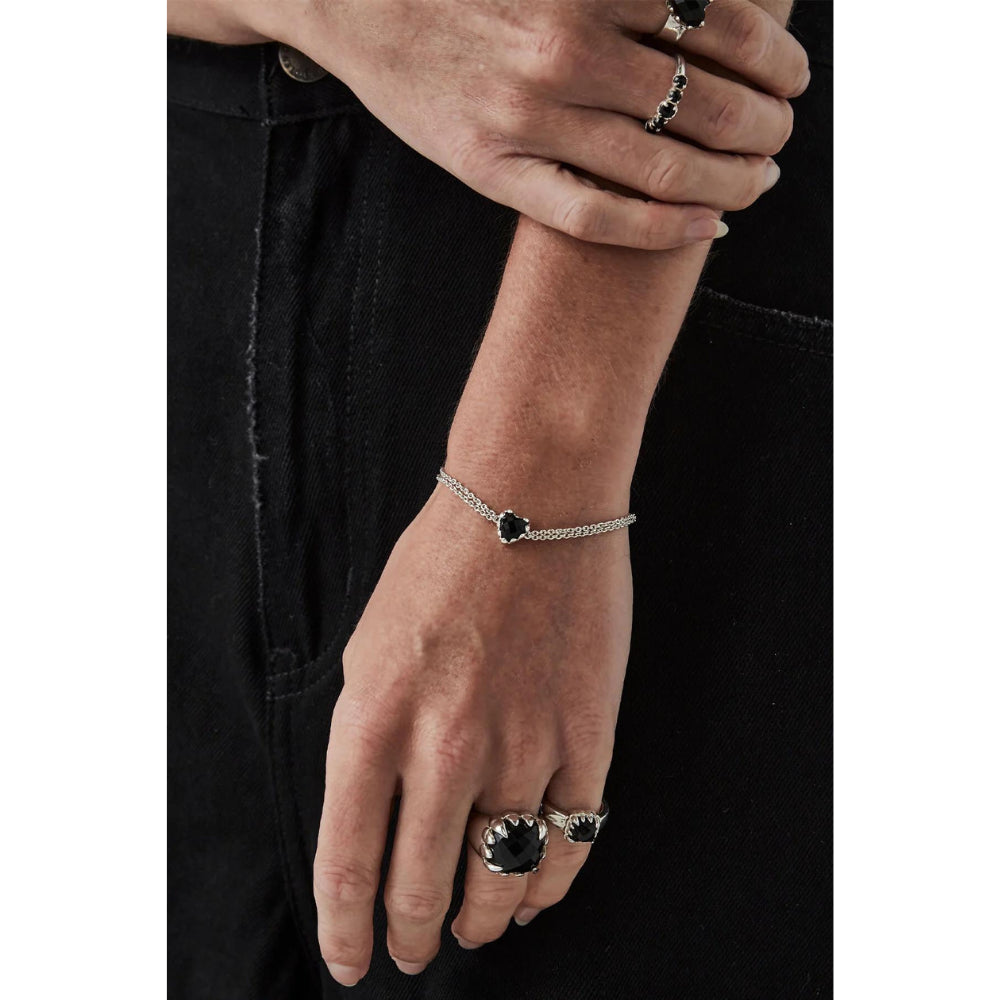 Stolen Girlfriends Club Love Claw Onyx Bracelet | Sterling Silver