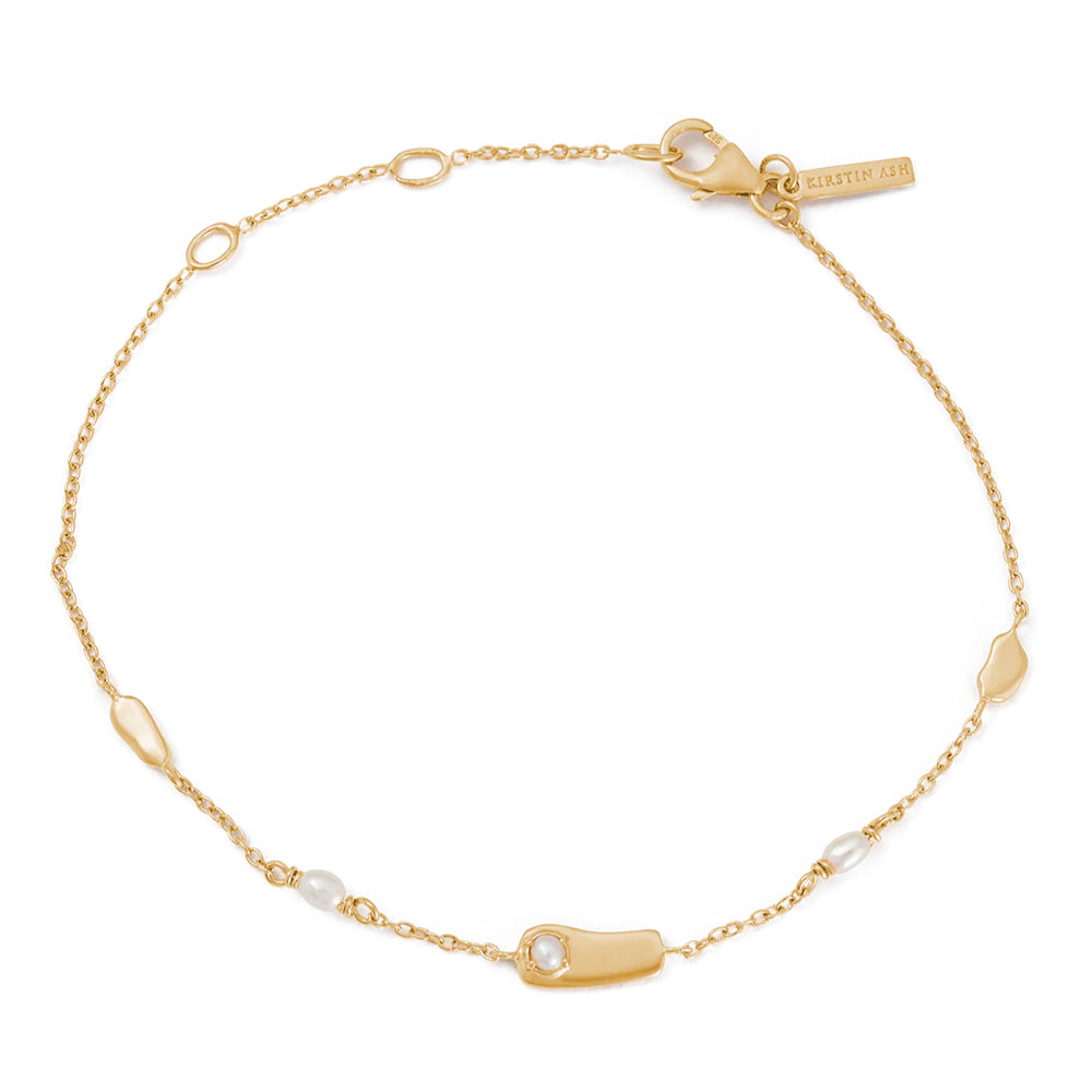 KA Vacanza Bracelet (18k Gold Plate) FW Pearl