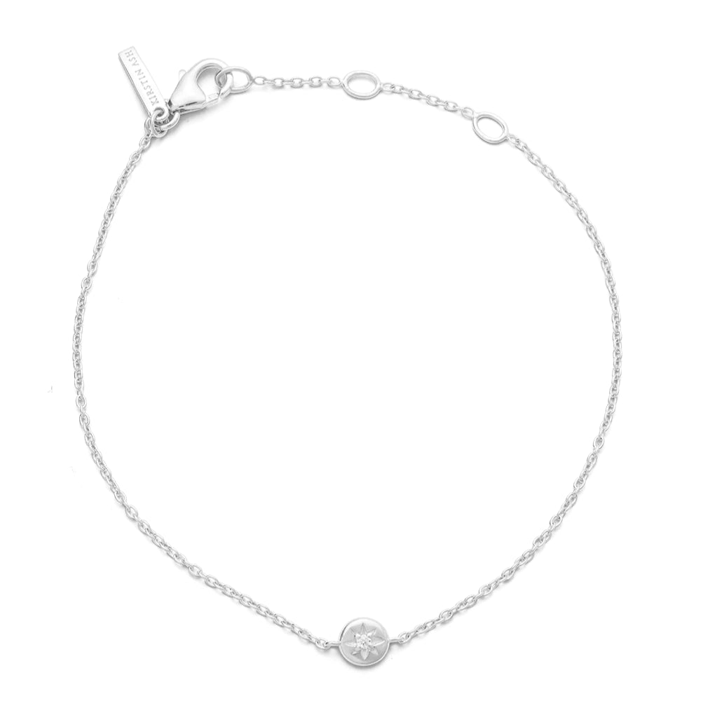 KA Guiding Star Stg Silver CZ Bracelet