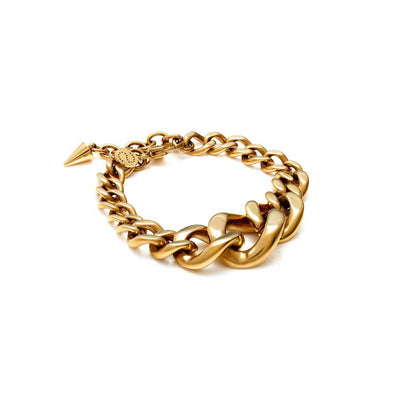 Silk & Steel Phoenix Graduated Bracelet | Steel | Gold