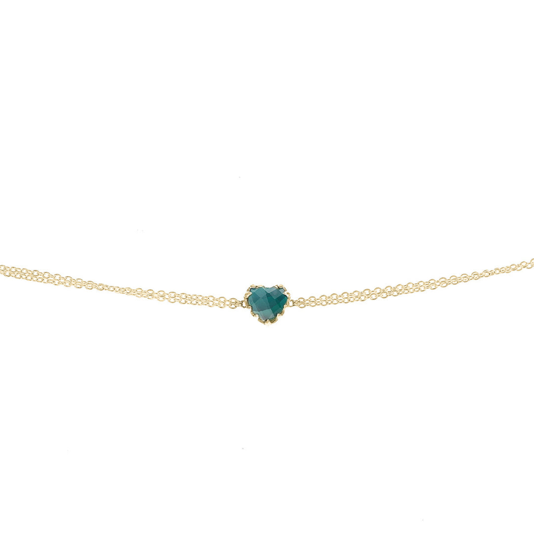 Stolen Girlfriend Club | Love Claw | Moodstone | Gold Plated | Bracelet | 18+2cm