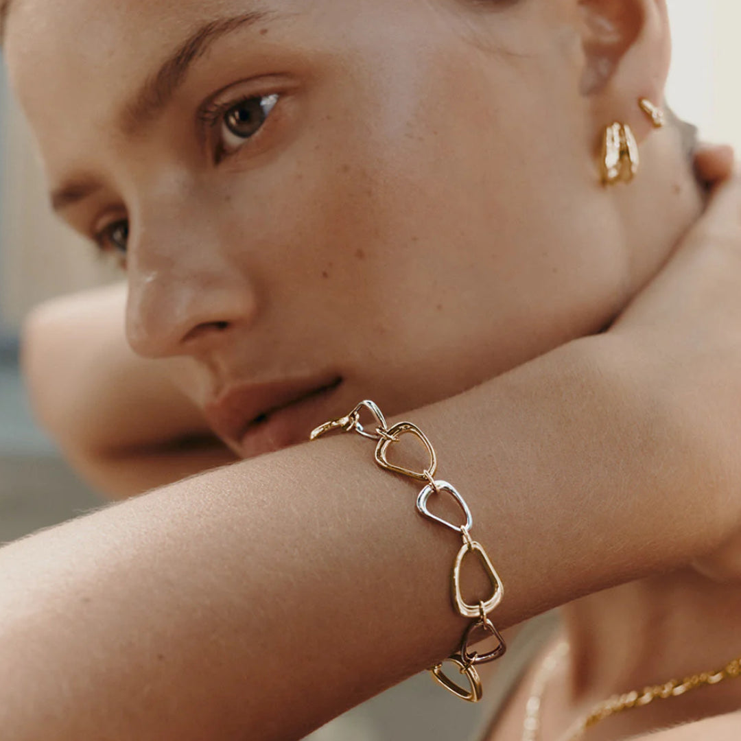 Kirstin Ash | Flux Bracelet | Mixed Metal