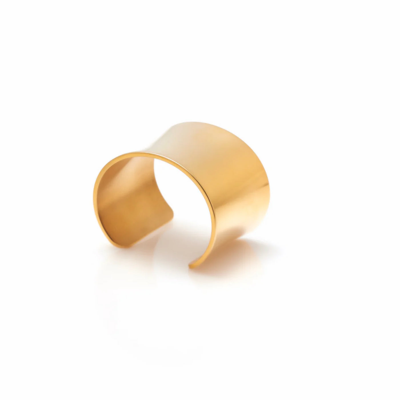 Silk and Steel | Titan | Gold Plated | Wide Cuff
