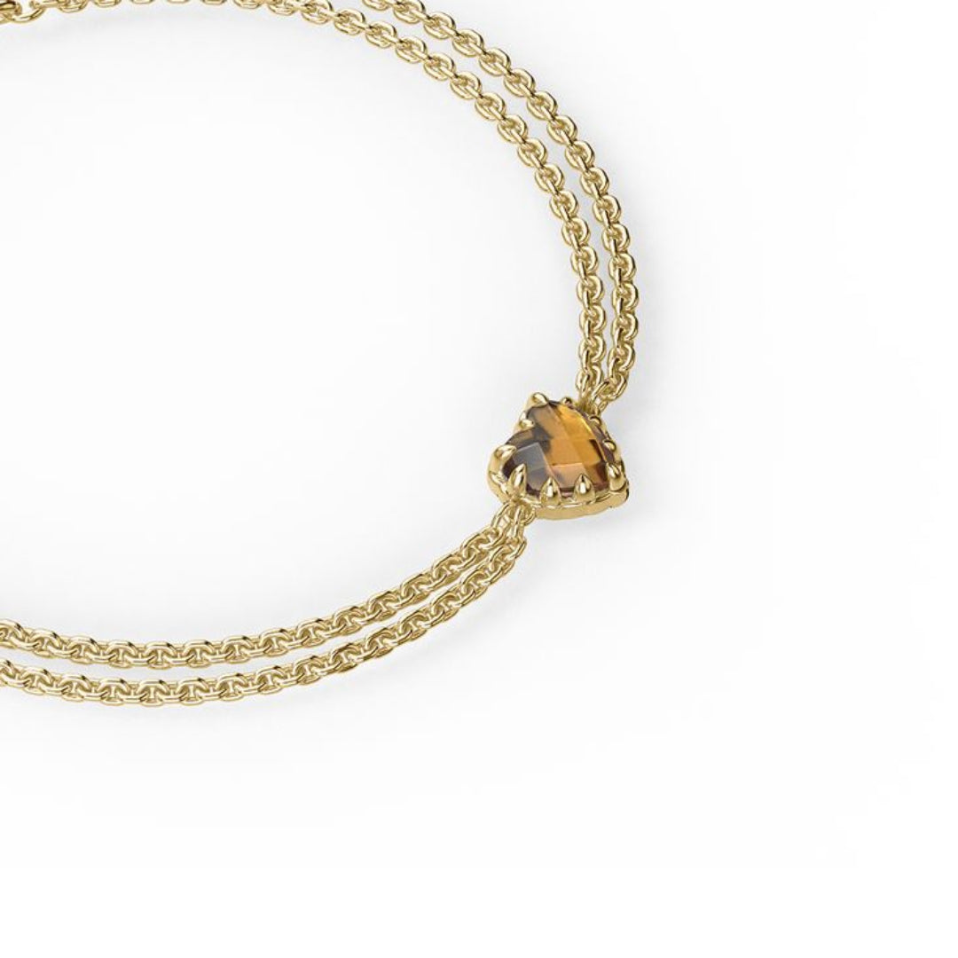 Stolen Girlfriends Club | Love Claw | Citrine | Bracelet | YG Plated